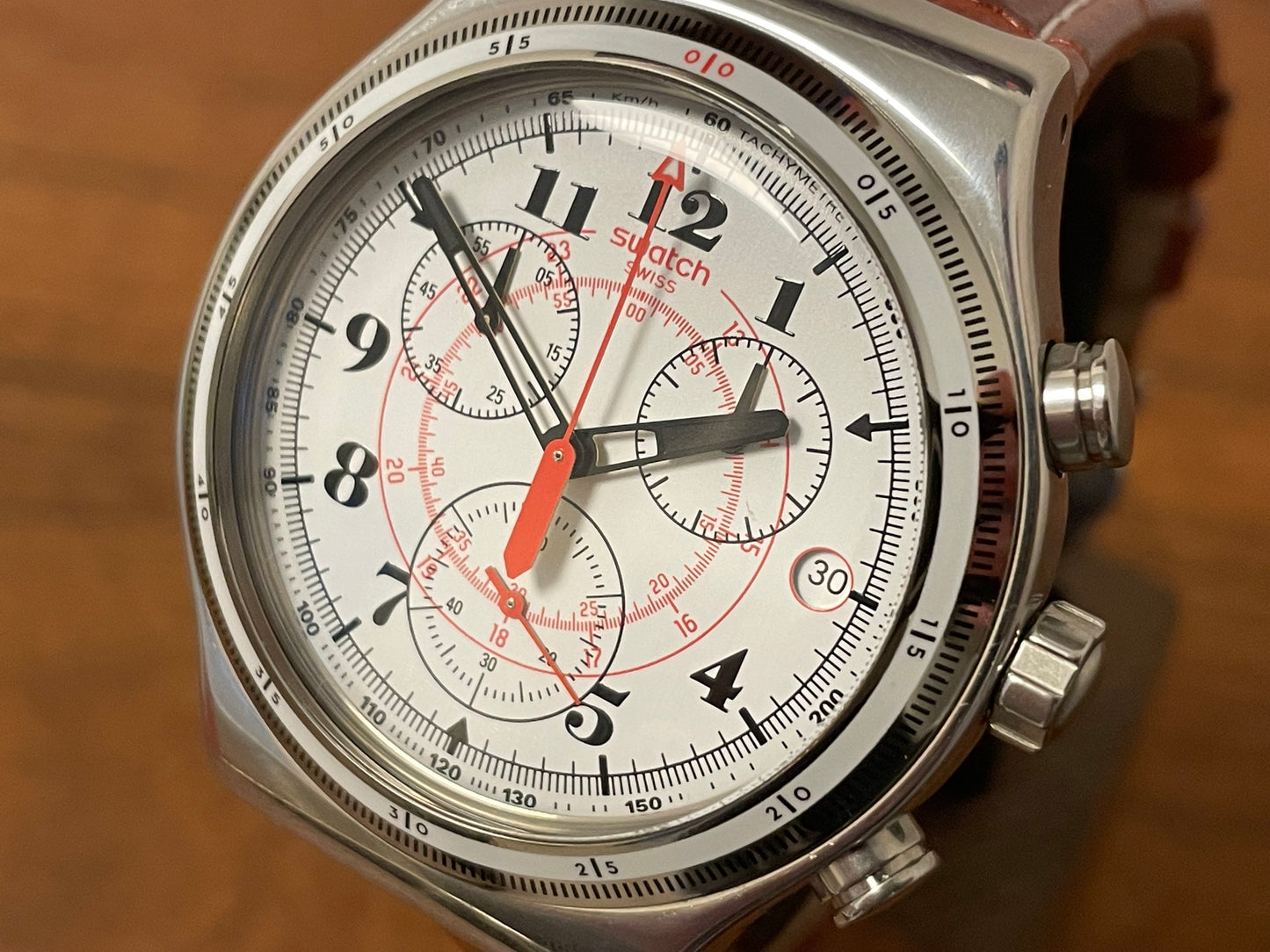 (2016) Swatch YVS414 Irony Chrono "Back To The Roots" (NOS)