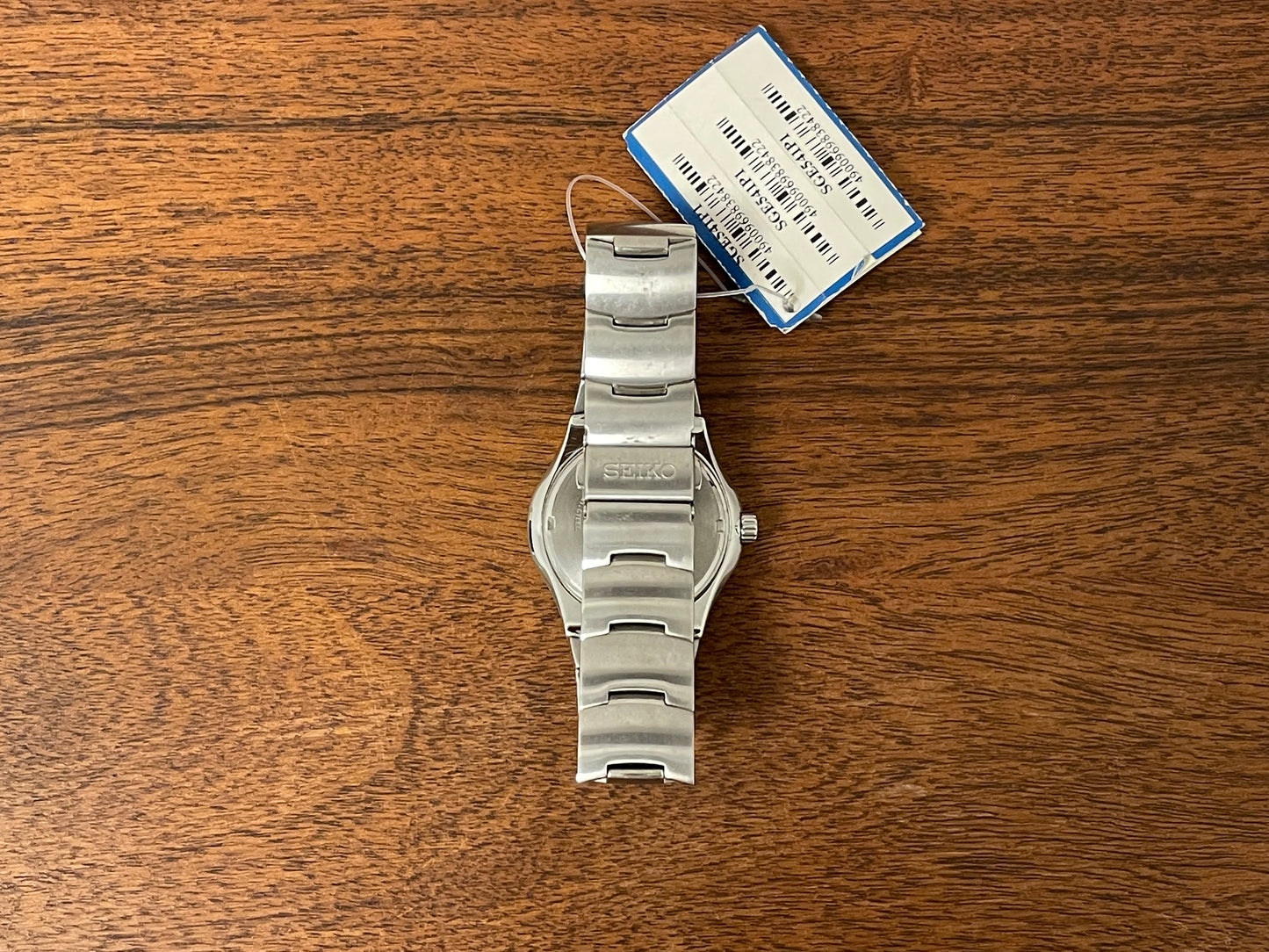 (2001) Seiko 7N42-6C50 diver - black cross line dial with white Arabic numerals (NOS)