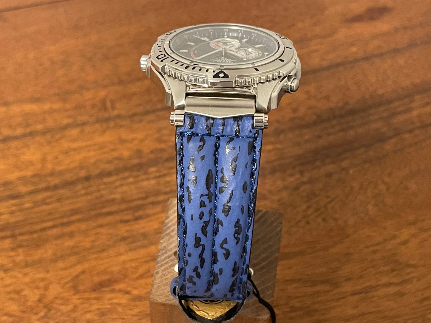 (1995) Seiko 6M37-6010 Yacht Timer "dancing hands" Sports 200 - blue sunburst dial (NOS)