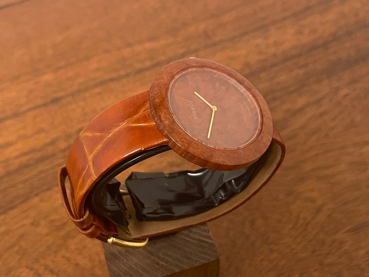 (1988) Tissot WoodWatch W151 - Mediterranean Briar case and dial