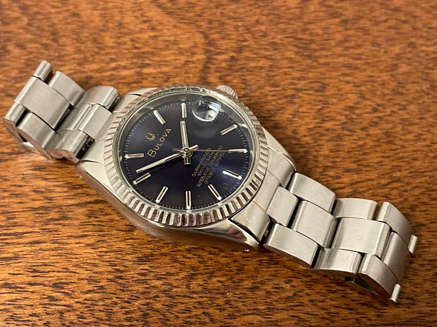 (1970s) Bulova Submariner, Superlative Chronometer Official Certified - small size (full service)