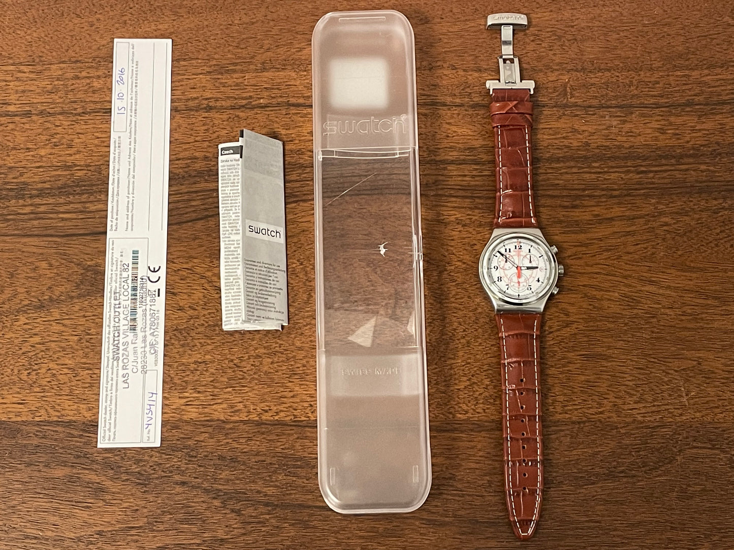 (2016) Swatch YVS414 Irony Chrono "Back To The Roots" (NOS)