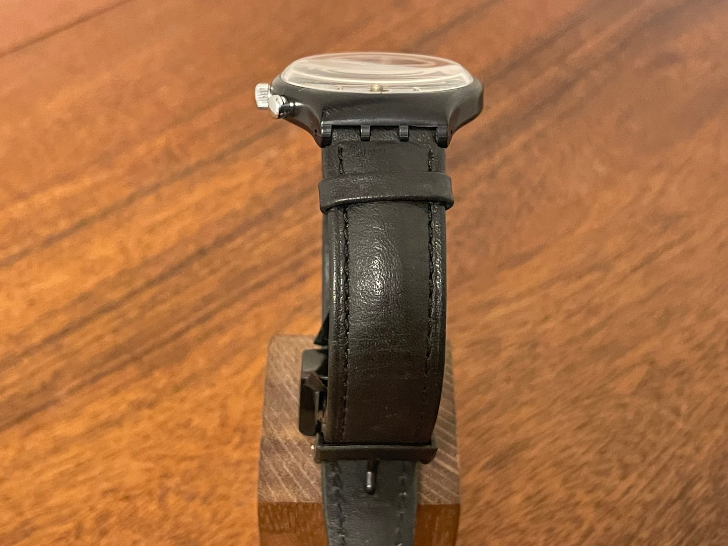 (1990) Swatch SCB106 Chrono "Wall Street" (NOS + full set)