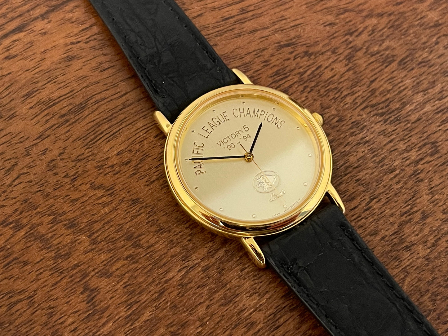 (1994) Citizen 98-5671 dress watch - Pacific League Champions Victory 5 '90-'94 Lions (NOS)