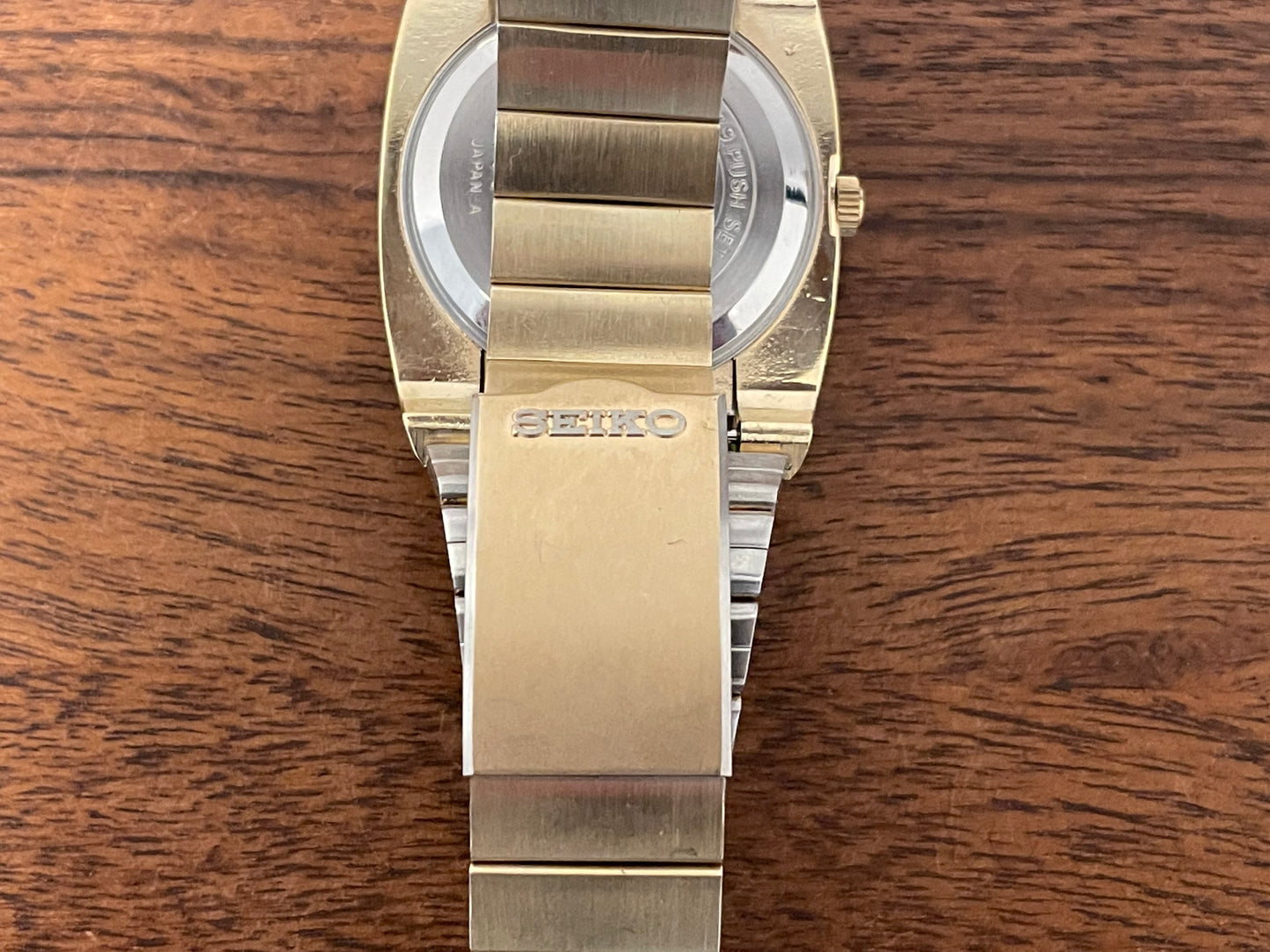 (1974) Seiko LM "Lord Matic" 5606-6020 - Gold plated case & aubergine sunburst dial (mint + serviced)