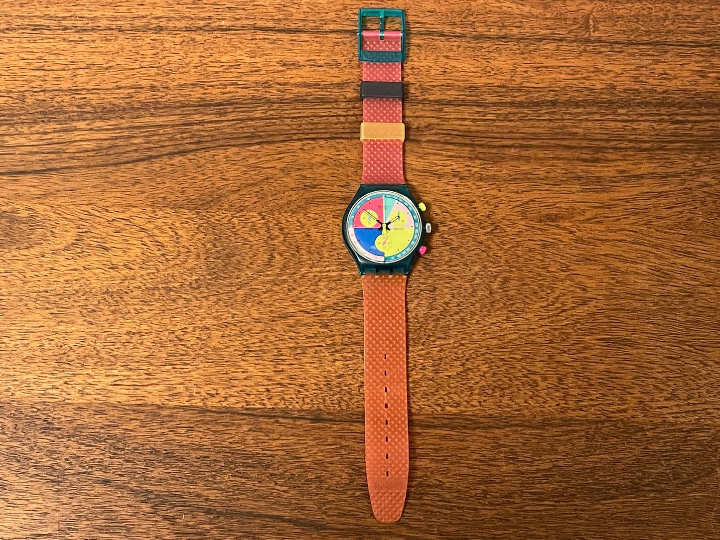 (1990) Swatch SCL100 Chrono "Flash Arrow" (full set)