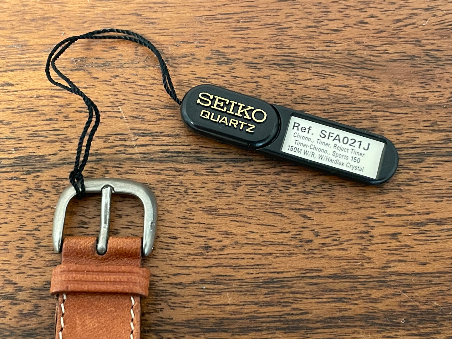 (1989) Seiko 8M32-801B Soccer Timer Sports 150 - black dial w/ black bezel (NOS)