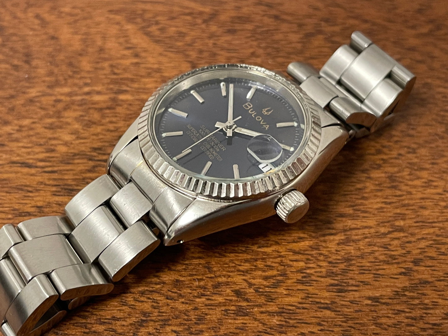 (1970s) Bulova Submariner, Superlative Chronometer Official Certified - small size (full service)