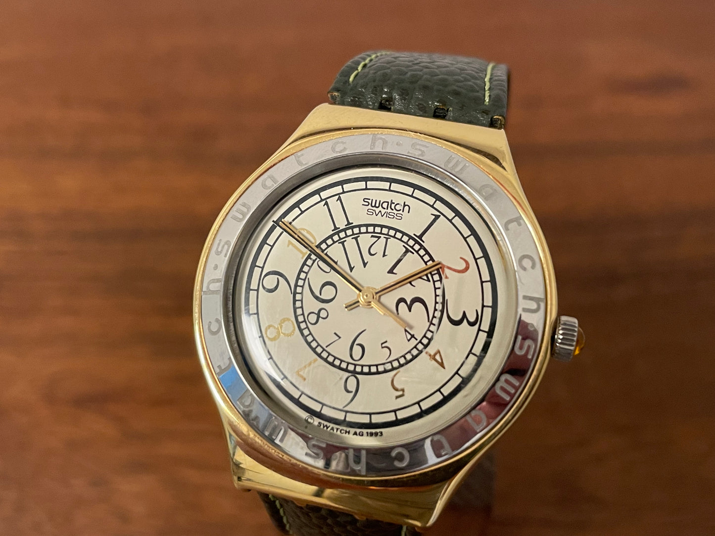 (1993) Swatch YGG100 Irony big "Big Renverse" (NOS + full set)