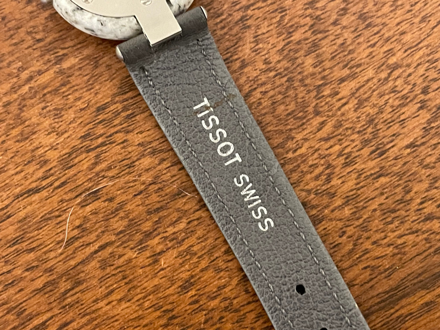 (1980s) Tissot RockWatch R150 black/grey granite - mid size model (NOS)
