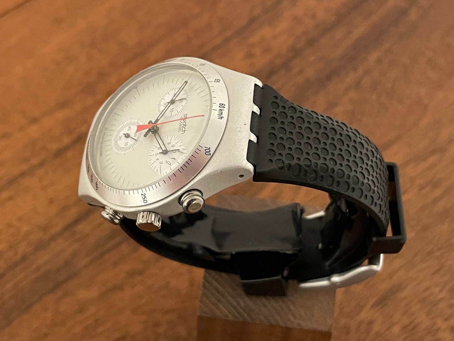 (1996) Swatch YCS1005 Irony Chrono "Time Cut"