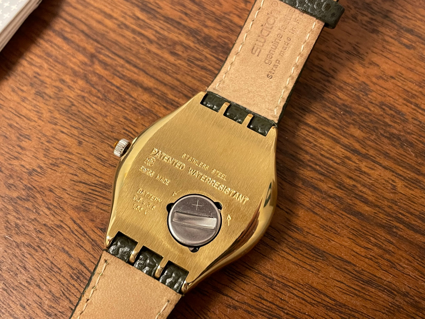 (1993) Swatch YGG100 Irony big "Big Renverse" (NOS + full set)