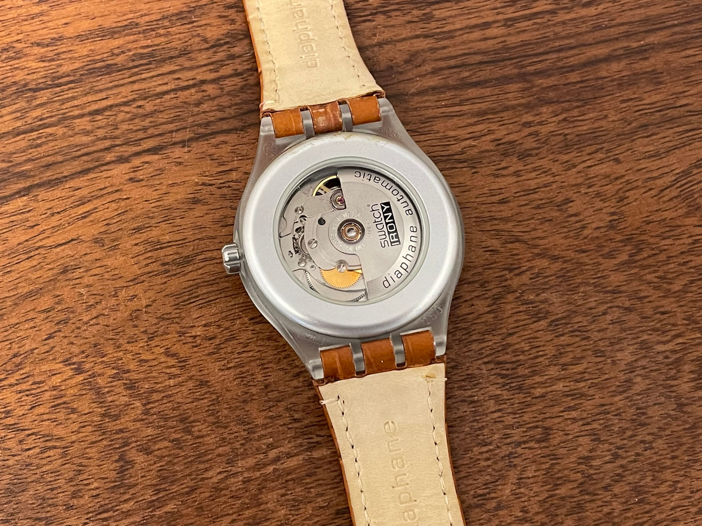 (2001) Swatch SVDK1001 Irony Diaphane Automatic "Gravitation"