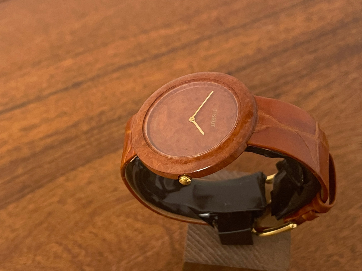 (1988) Tissot WoodWatch W151 - Mediterranean Briar case and dial
