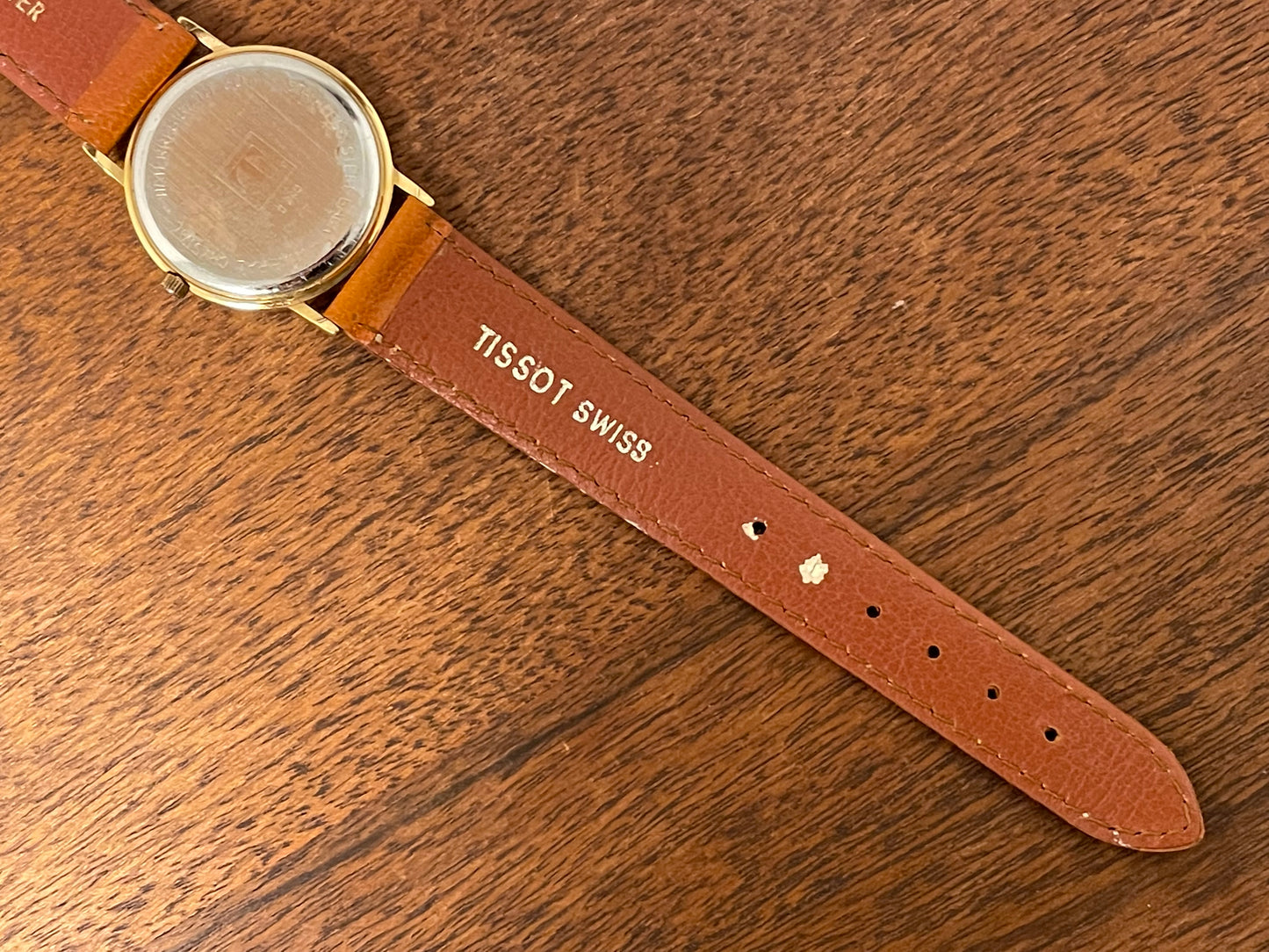(1990s) Tissot C240 dress watch - sand dial w/ moon phase complication (NOS)