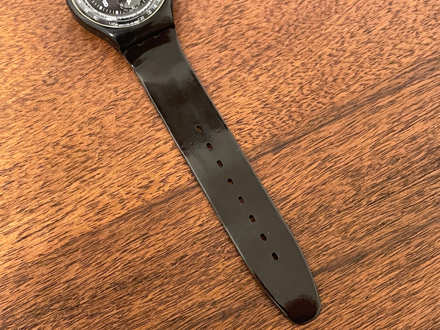 (1994) Swatch SCB114 Chrono "Pure Black" (NOS + full set)