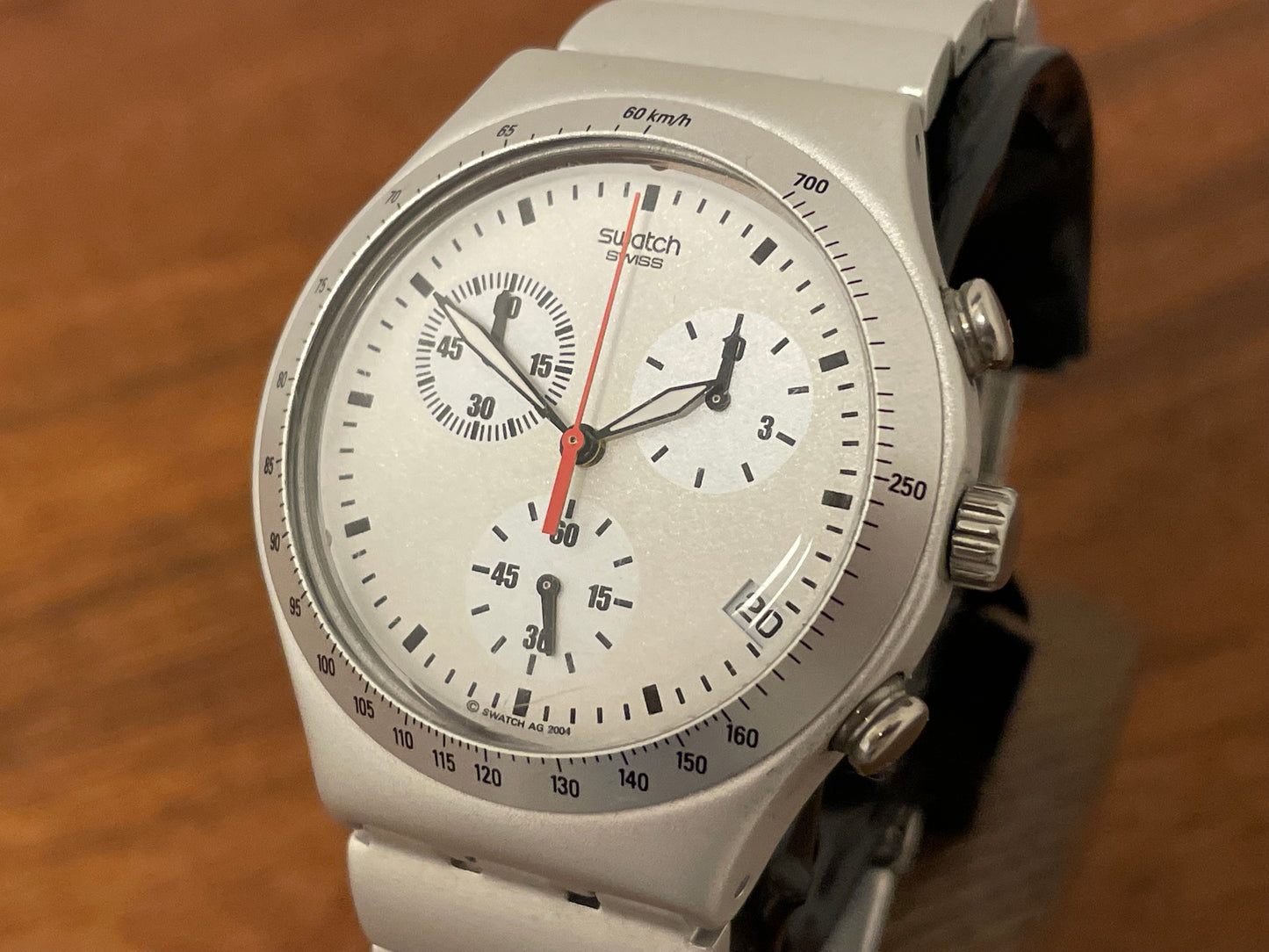 (2004) Swatch YCS4035AG Irony Chrono "Magnificent Simplicity"