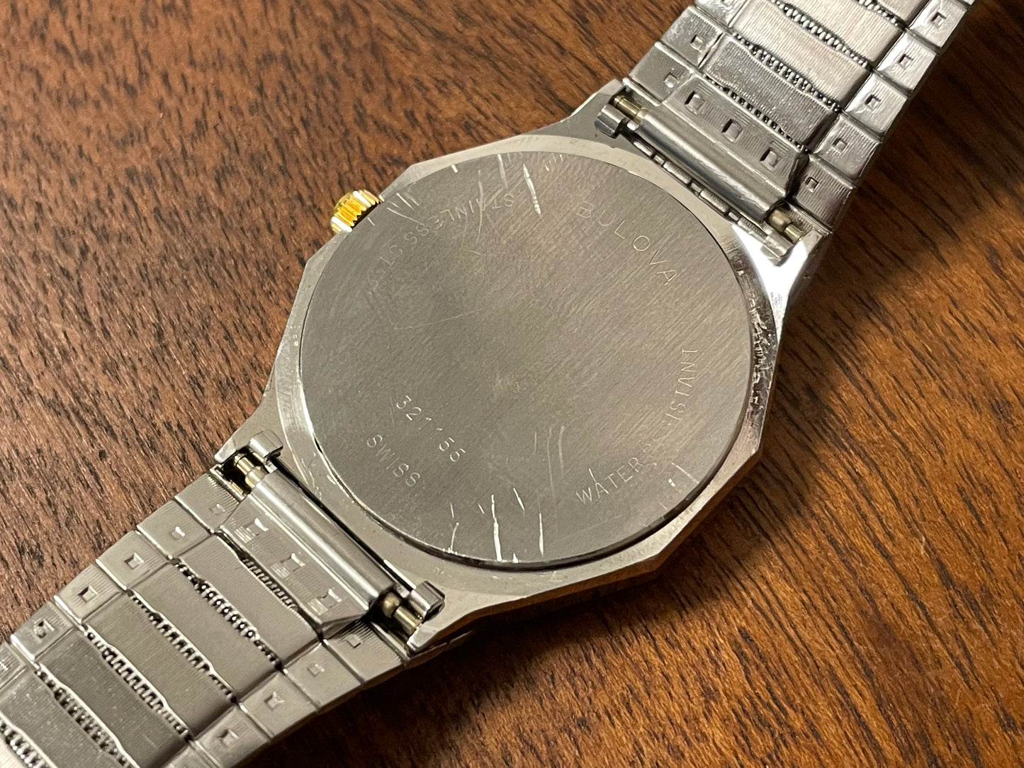 (1980s) Bulova Quartz 'Royal Oak" - octagon case (serviced)