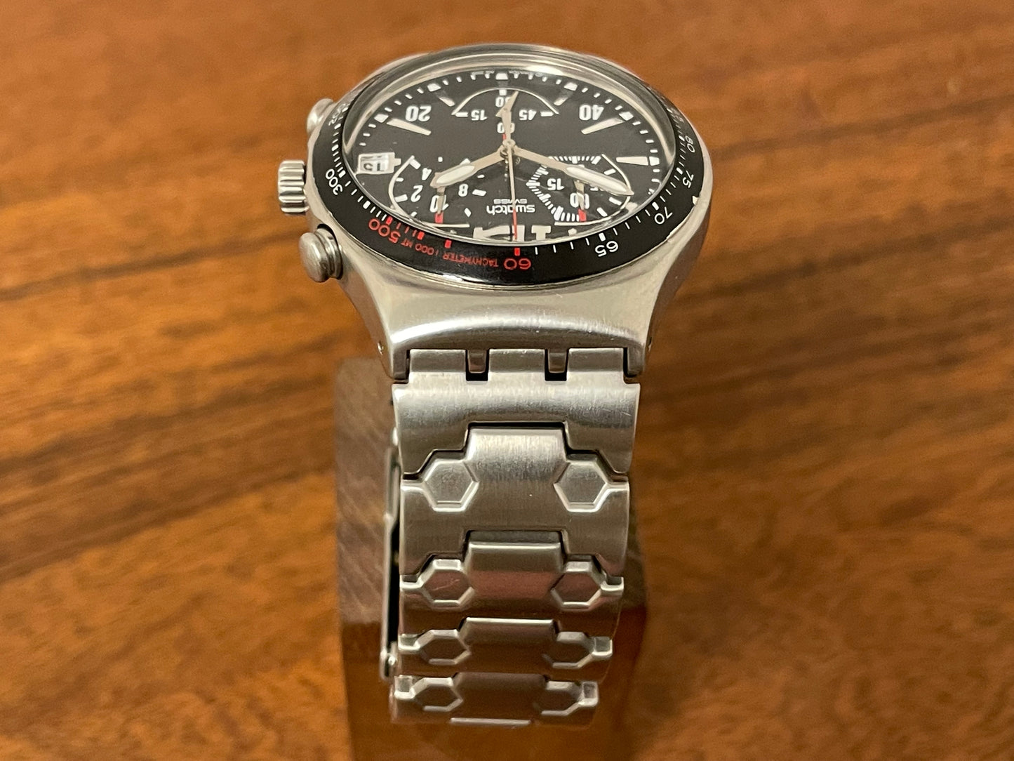 (2005) Swatch YCS470G Irony Chrono "Upper Steel"