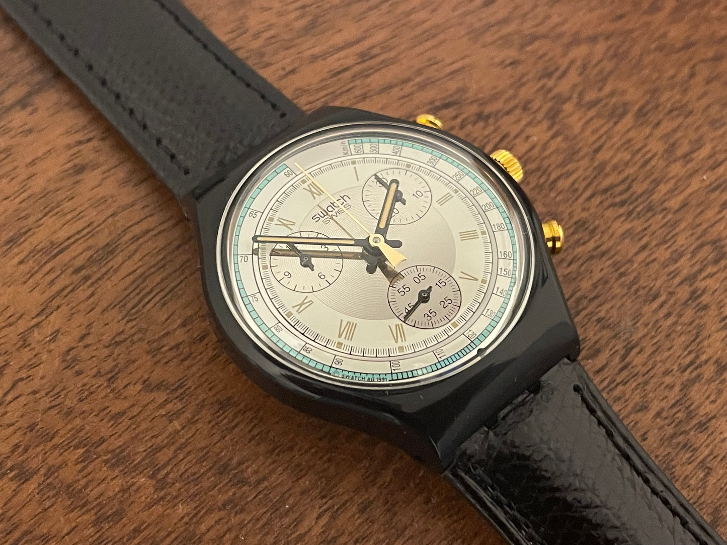 (1991) Swatch SCB109 Chrono "Colossal" (NOS)