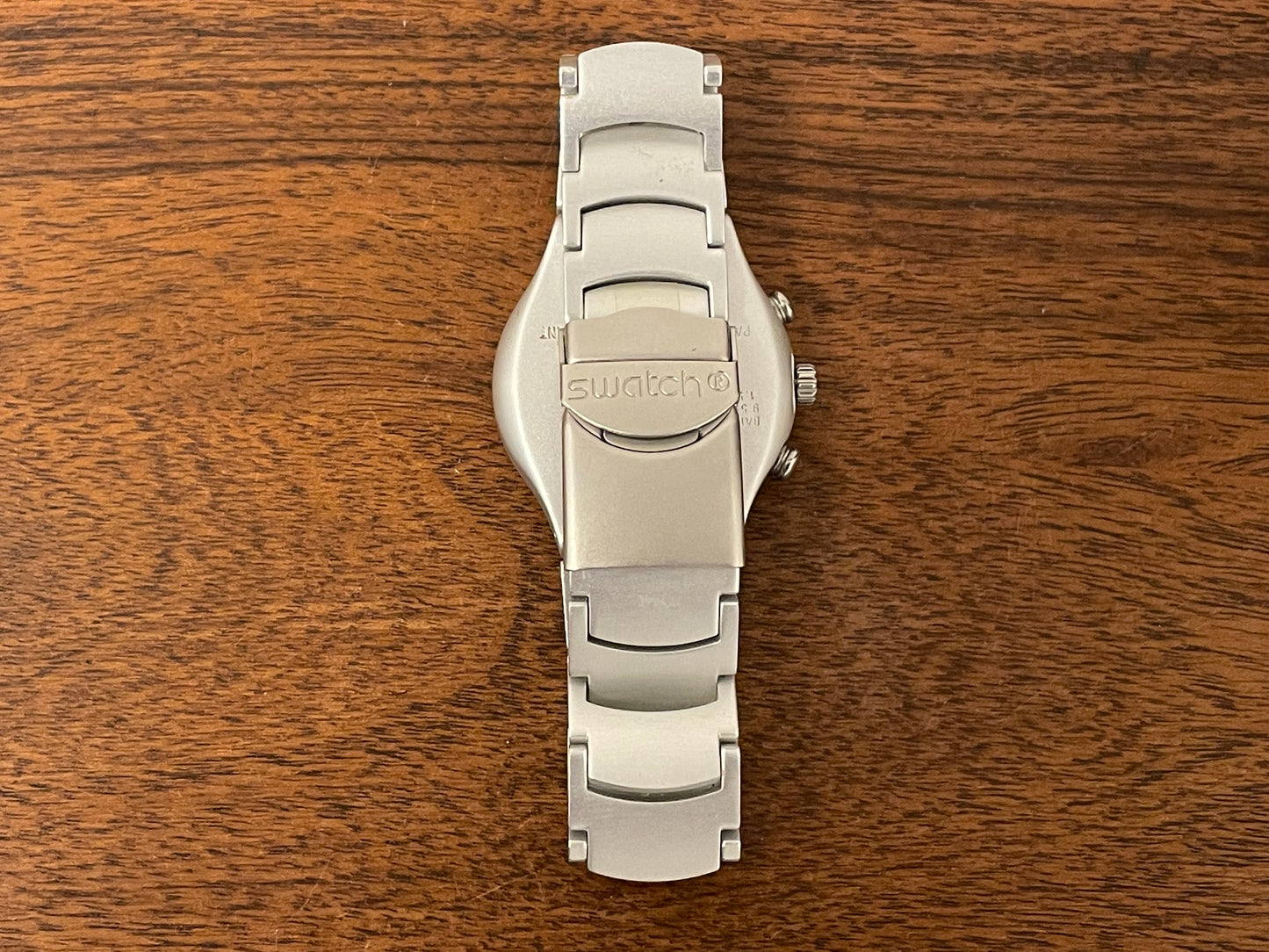 (1999) Swatch YCS4006AG Irony Chrono "FREEZING RAIN"