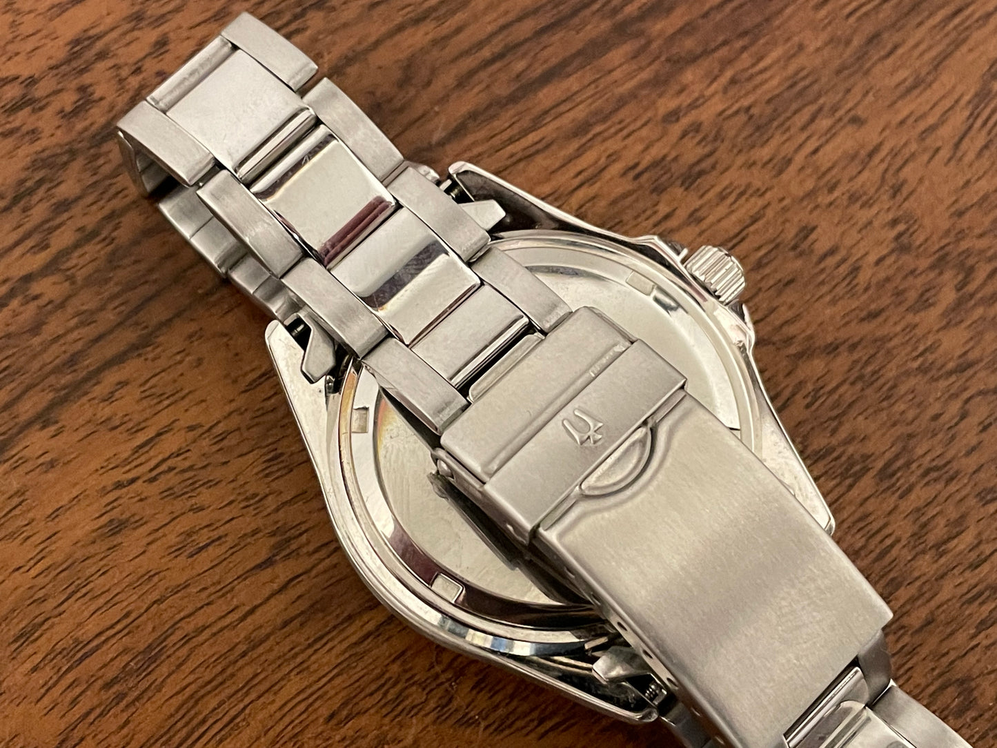(1990s) Bulova 100FT/3ATM diver - blue dial (NOS)