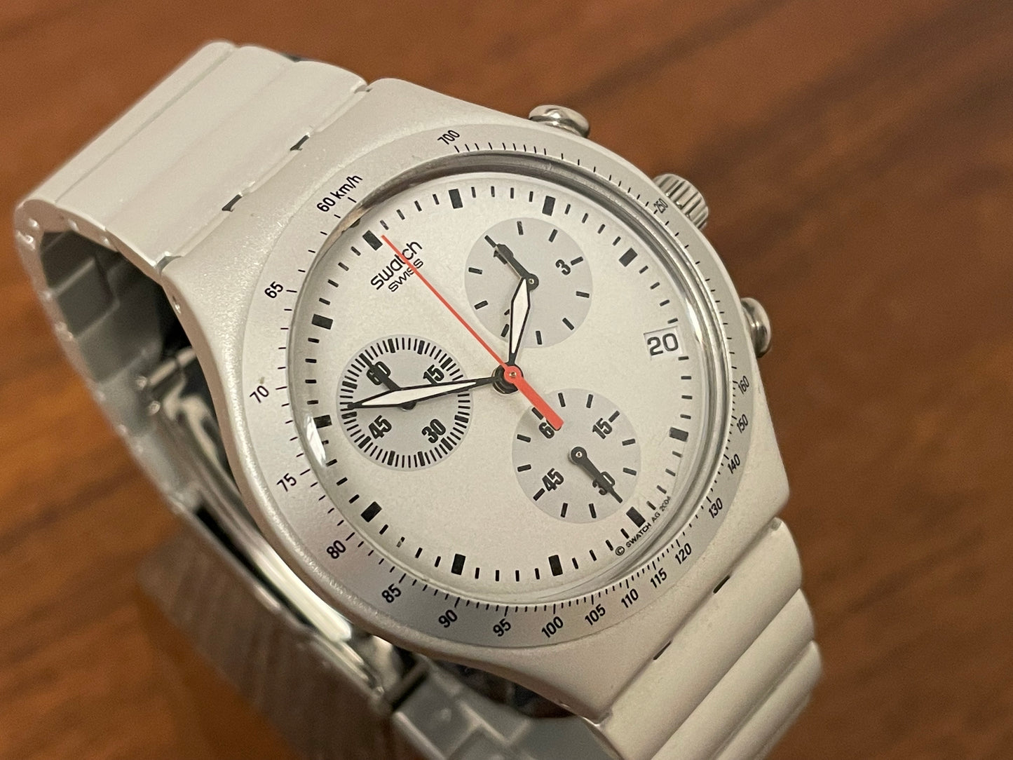 (2004) Swatch YCS4035AG Irony Chrono "Magnificent Simplicity"