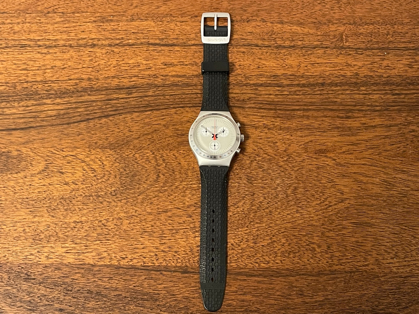 (1996) Swatch YCS1005 Irony Chrono "Time Cut"