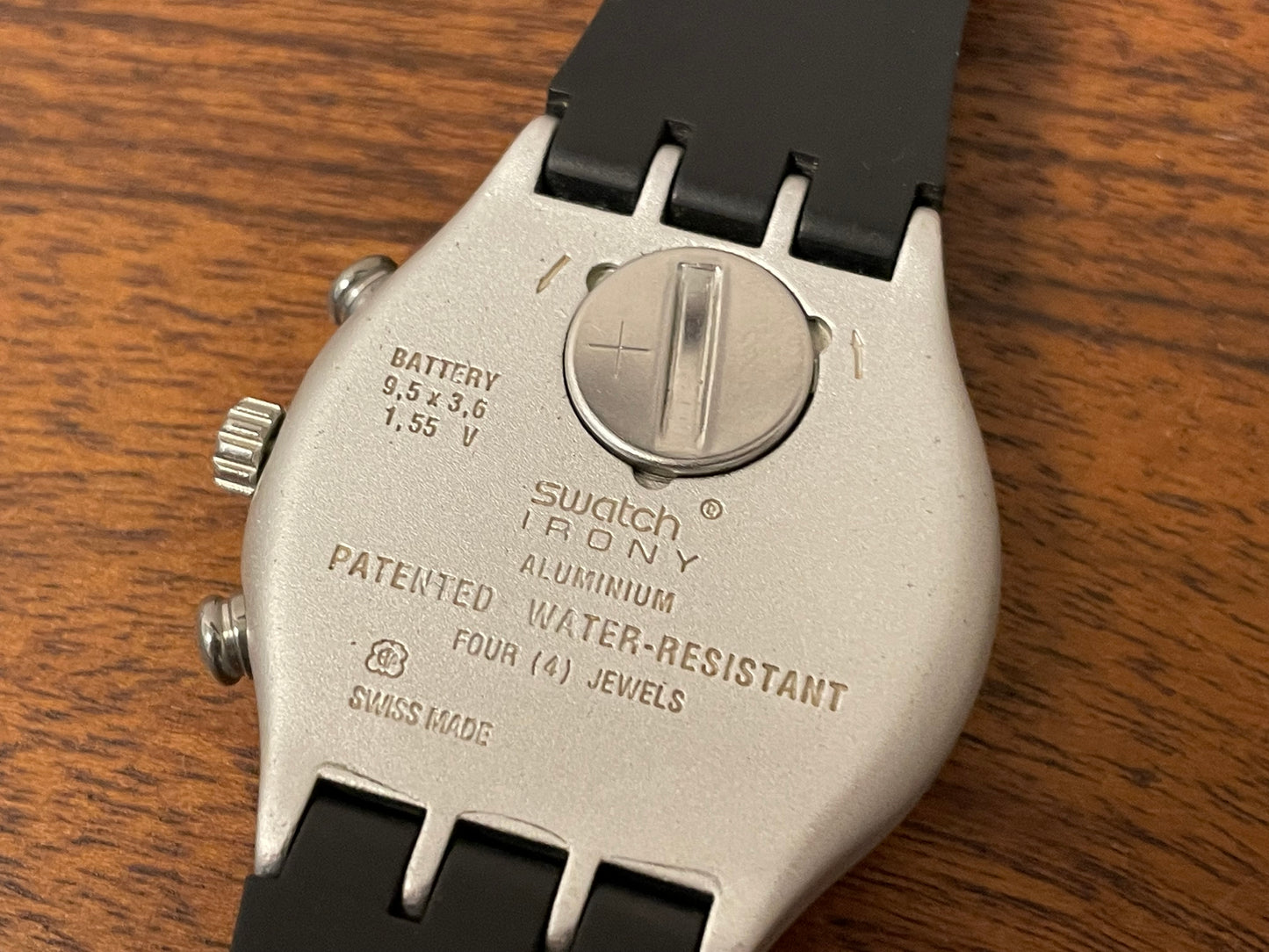 (1996) Swatch YCS1005 Irony Chrono "Time Cut"