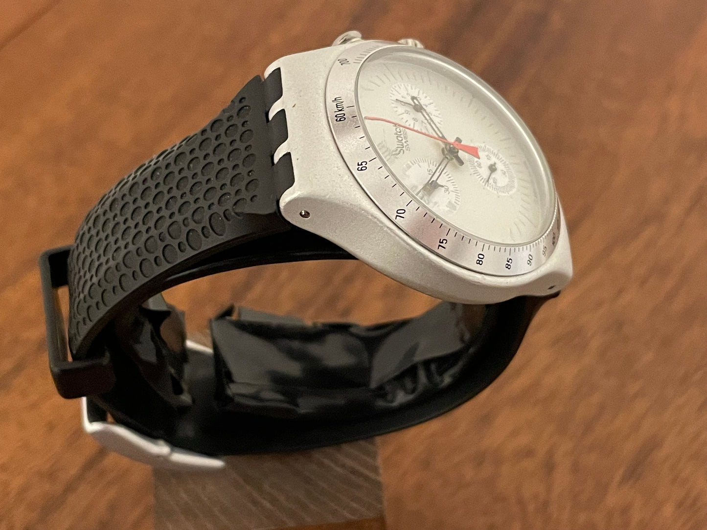 (1996) Swatch YCS1005 Irony Chrono "Time Cut"