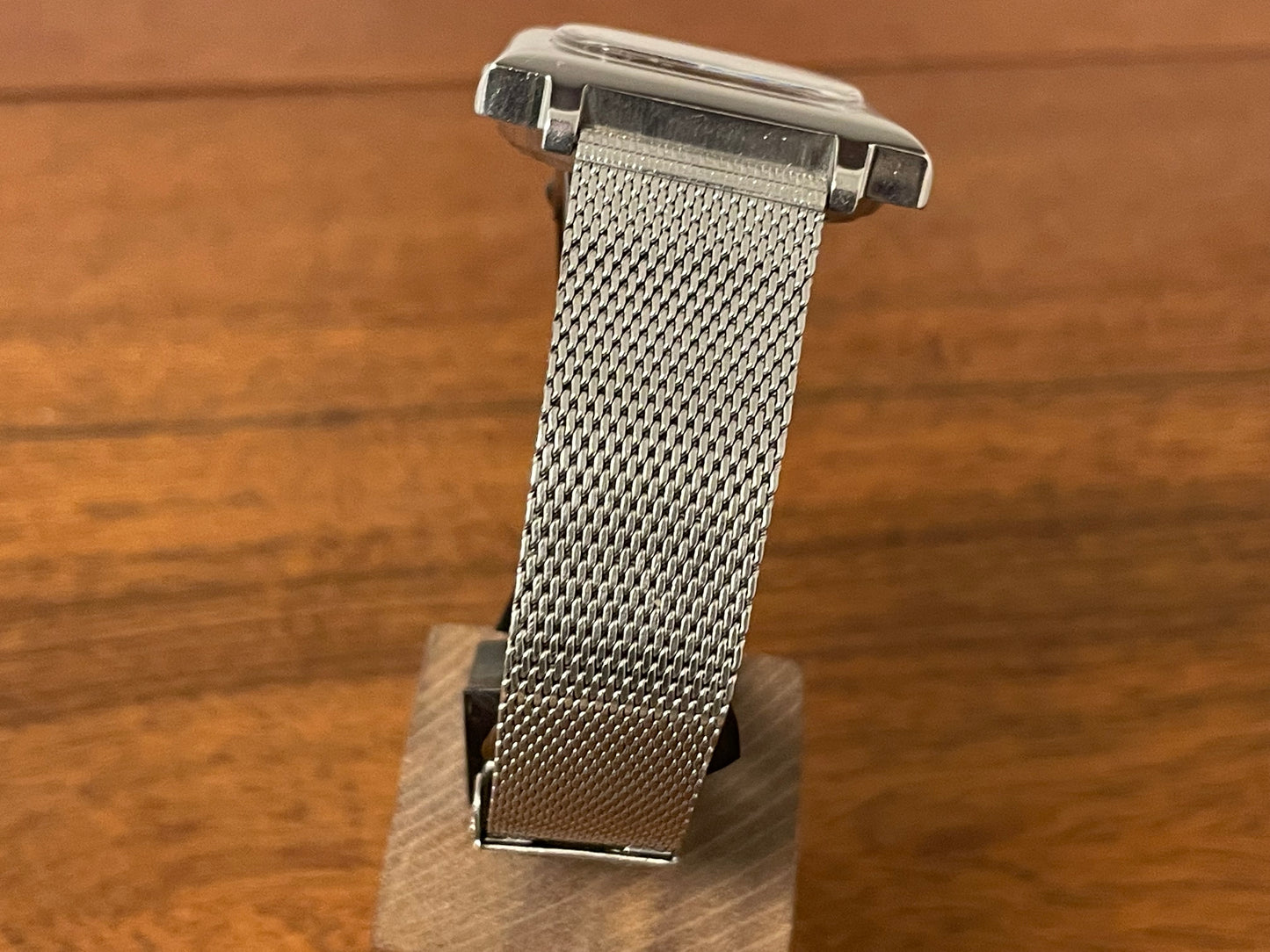 (1970) Seiko 5 Automatic 6119-5400 "TV" dial, square case with brown dial (serviced)