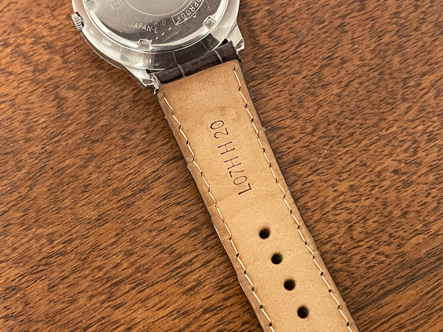 (1970) Seiko 7005-8070 blue sunburst cross dial (serviced)