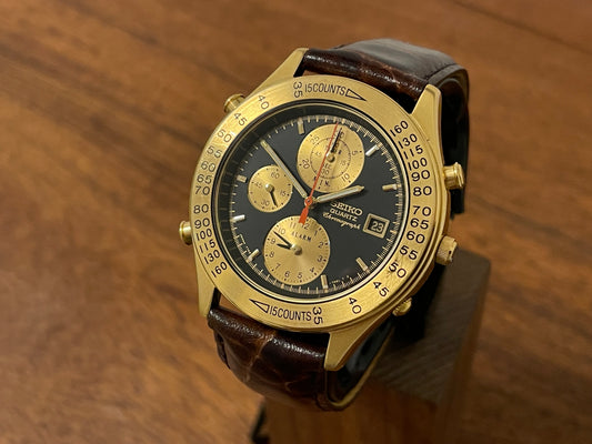 New old stock Seiko 7T42-7A4A “John Player Special” chronograph from 1991