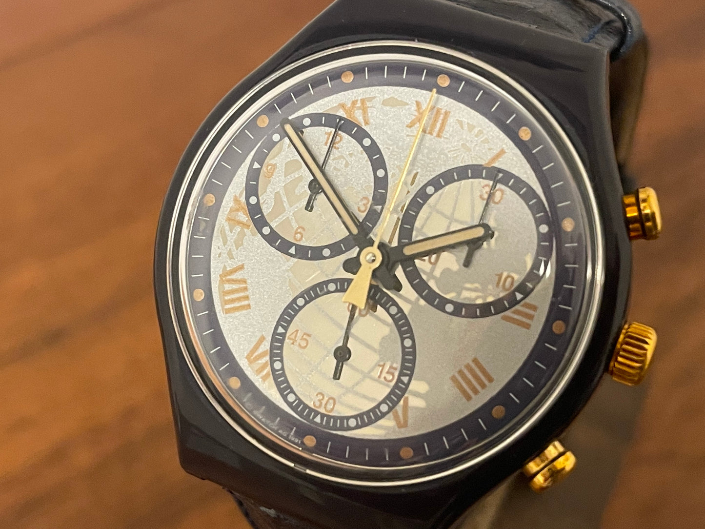 (1991) Swatch SCN104 Chrono "Timeless Zone" (NOS)