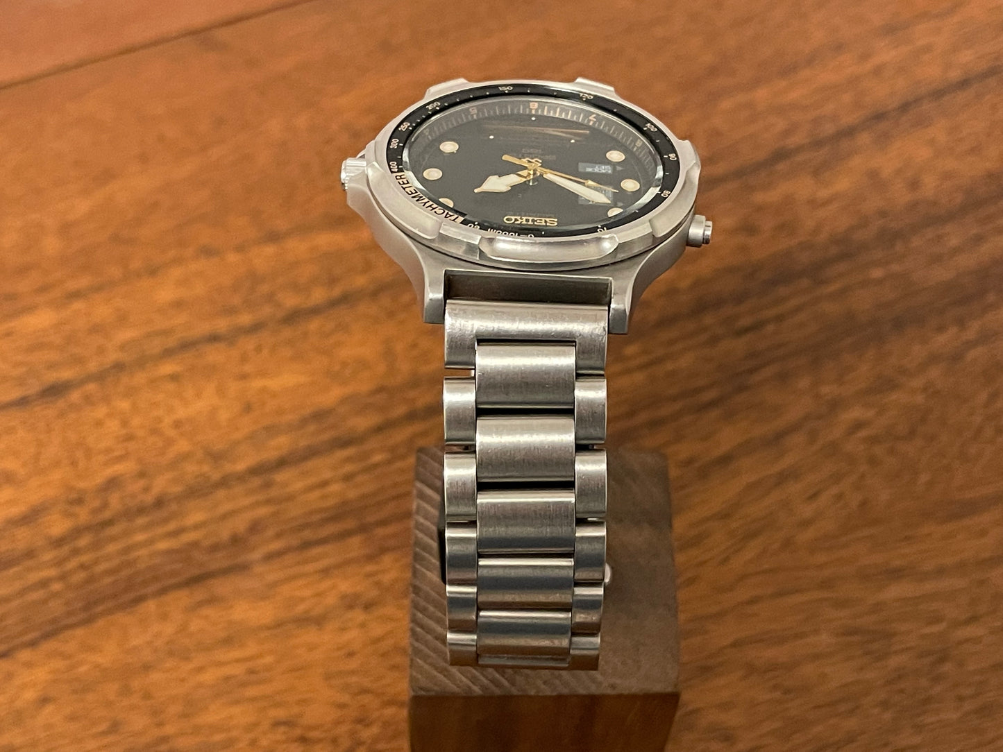 (1989) Seiko H601-802A " Baby Arnie" SQ Sports 150 Alarm Chronograph (serviced)