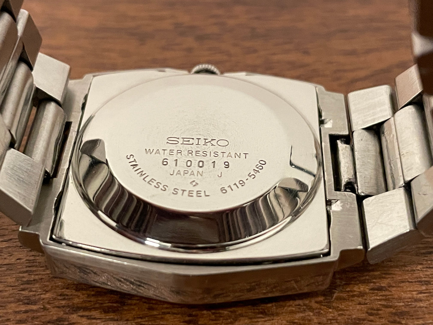 (1976) Seiko 5 Automatic 6119-5460 hexagon case - blue dial (serviced)