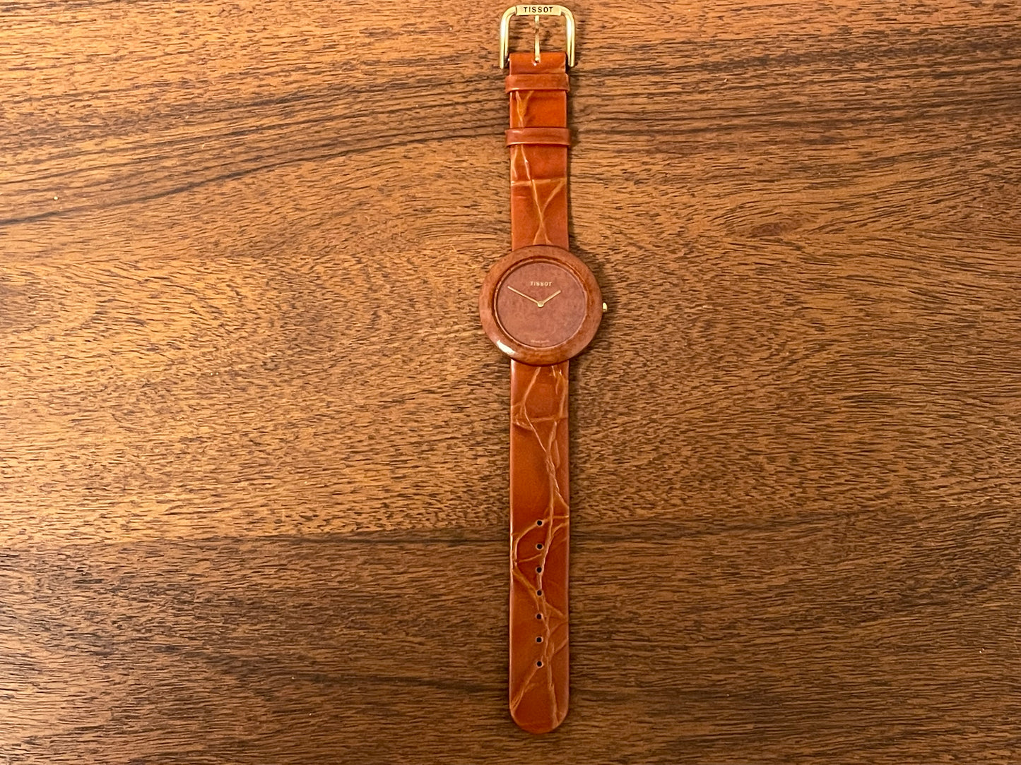 (1988) Tissot WoodWatch W151 - Mediterranean Briar case and dial
