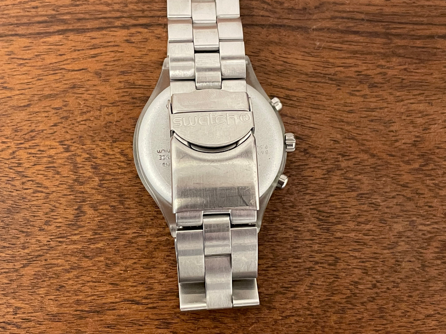 (2001) Swatch SVCK4002G Irony Diaphane Chrono "ICESTORM"