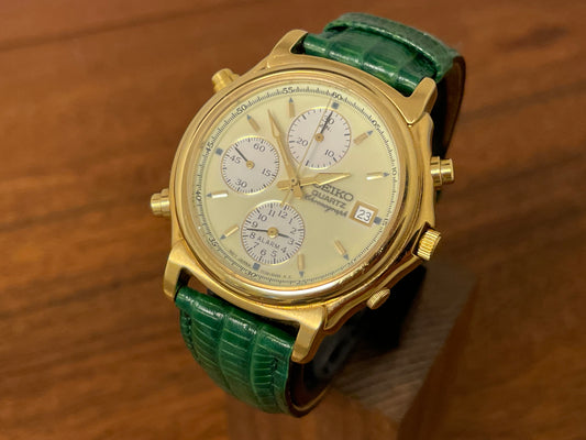 New old stock Seiko 7T32-6F70 Quartz chronograph from 1993