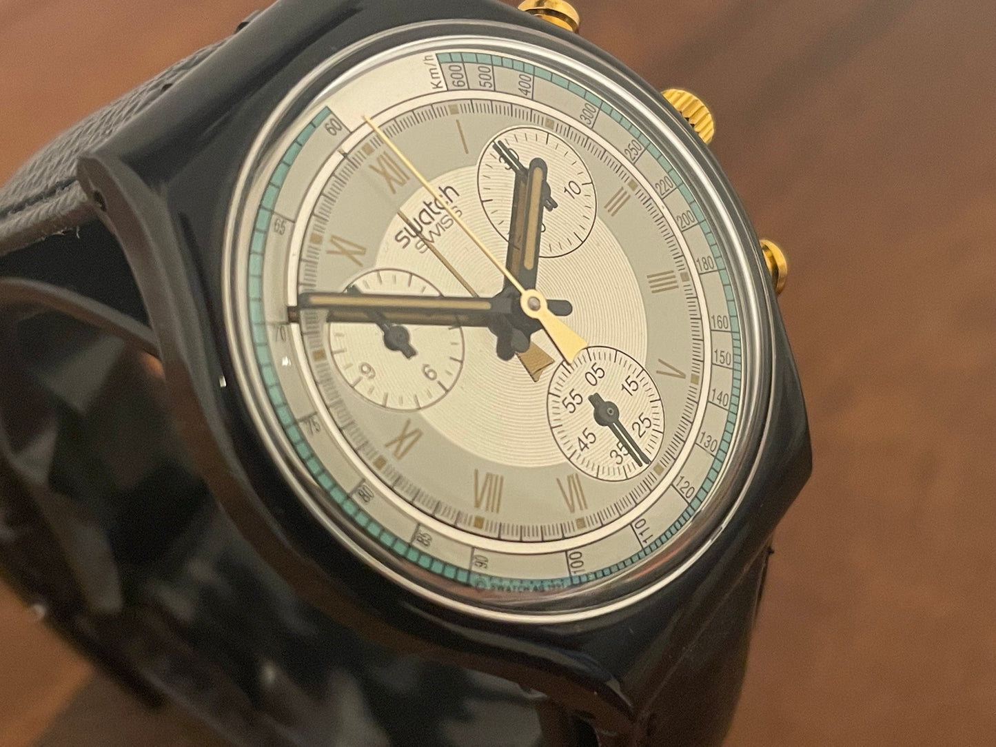 (1991) Swatch SCB109 Chrono "Colossal" (NOS)