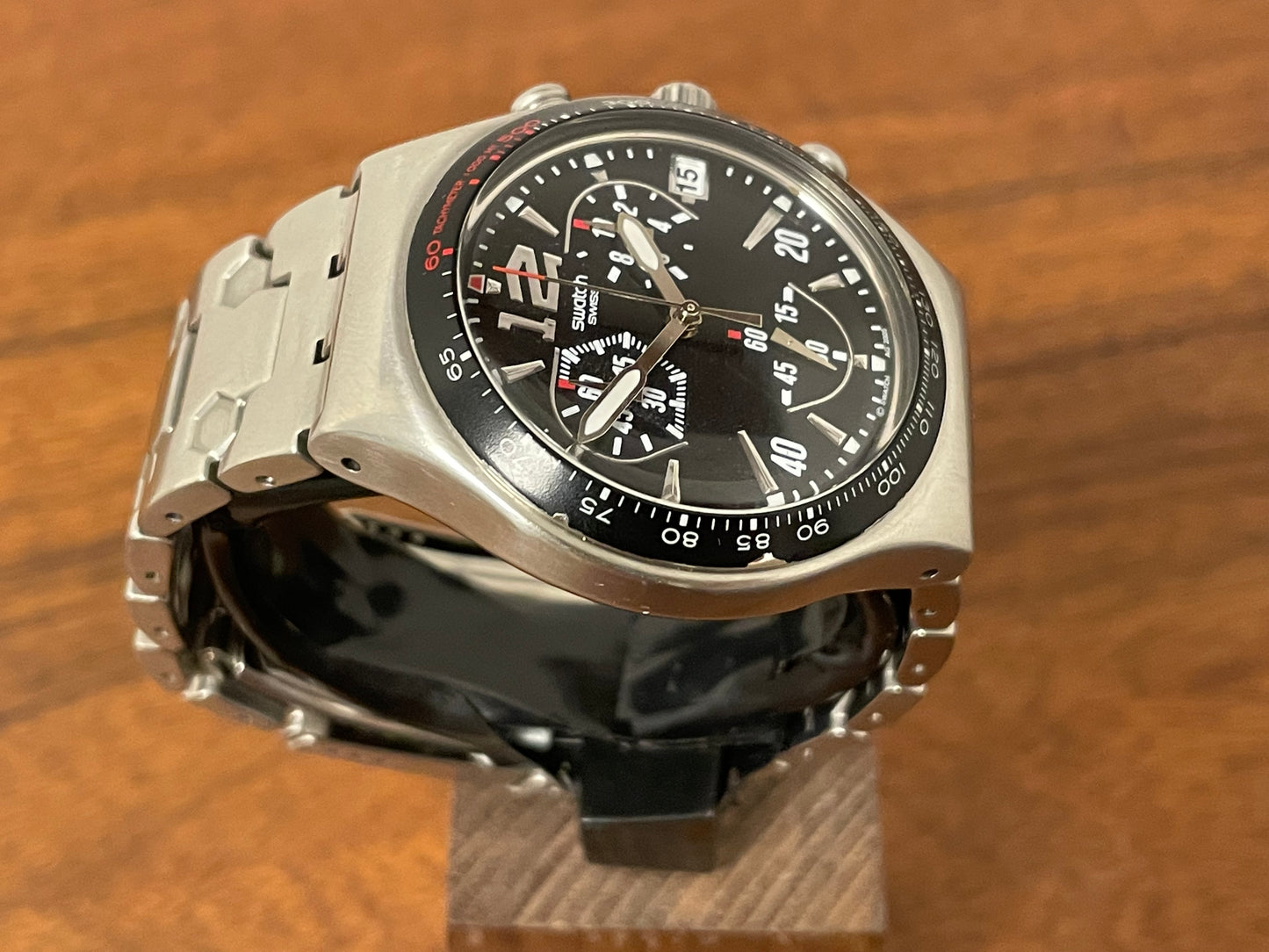 (2005) Swatch YCS470G Irony Chrono "Upper Steel"