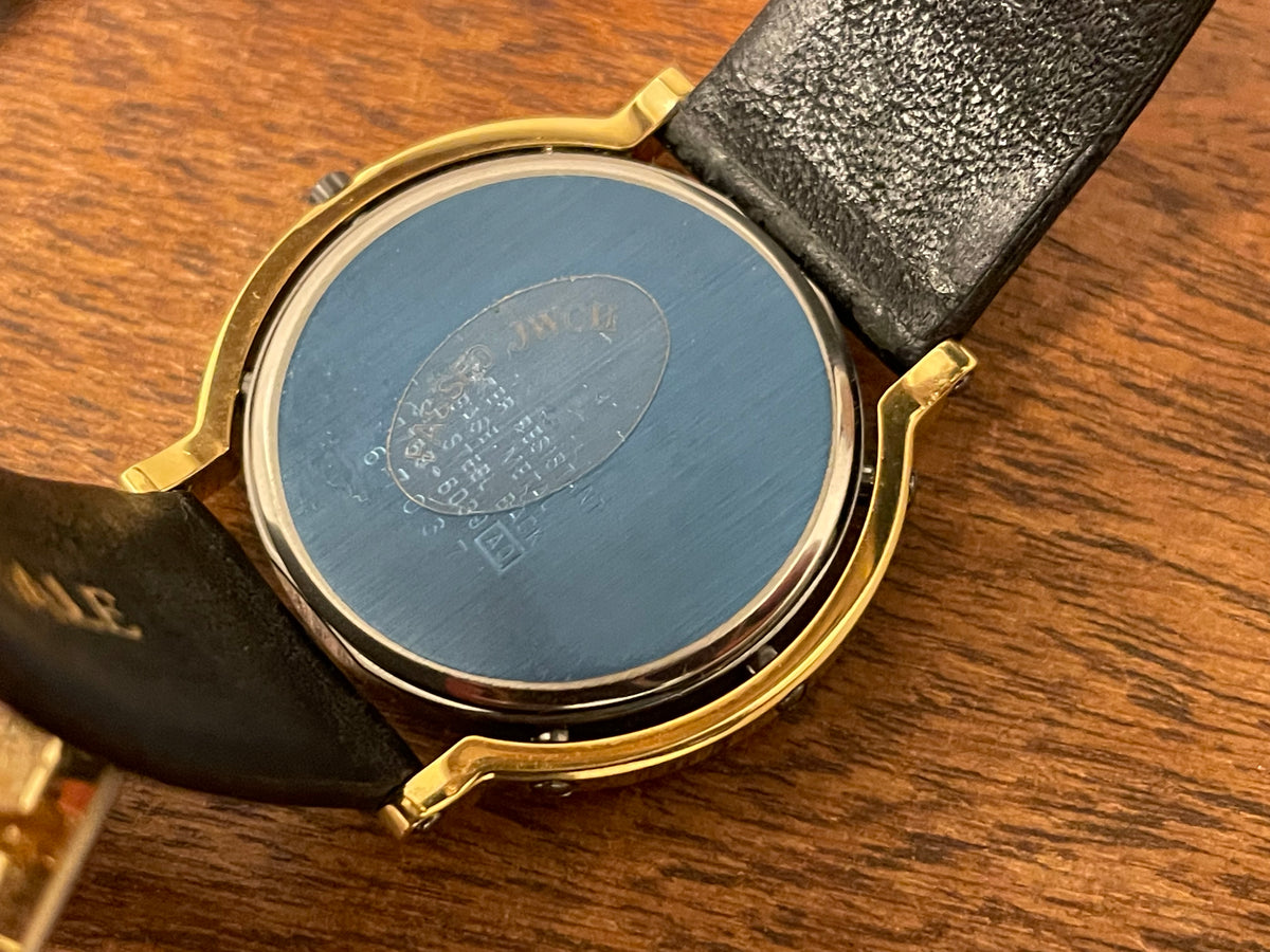 (1982) Seiko 7759-6039 Lassale dress watch - bi-color case - silver dial w/ gold stick markers (NOS)