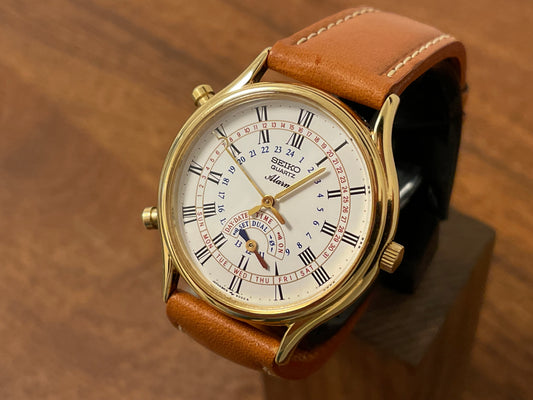 New old stock Seiko 8M15-9000 Quartz Alarm " dancing hands" from 1999