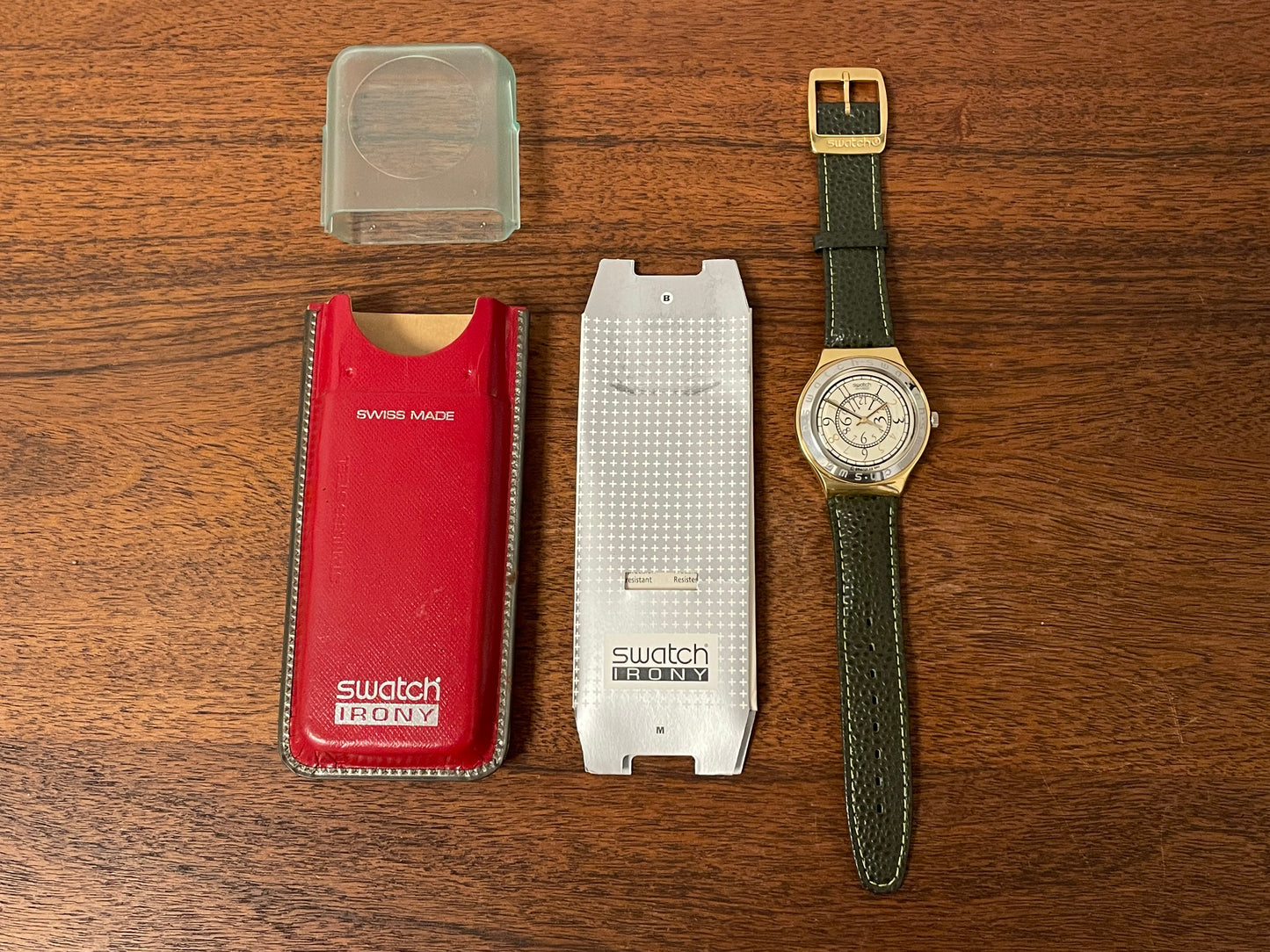 (1993) Swatch YGG100 Irony big "Big Renverse" (NOS + full set)