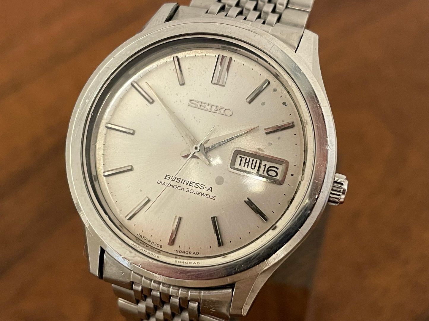 (1967) Seiko 8306-9030 Business-A Diashock 30 jewels (full service)