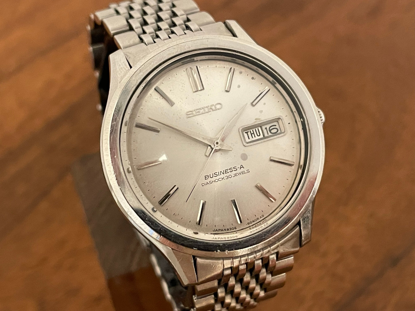 (1967) Seiko 8306-9030 Business-A Diashock 30 jewels (full service)