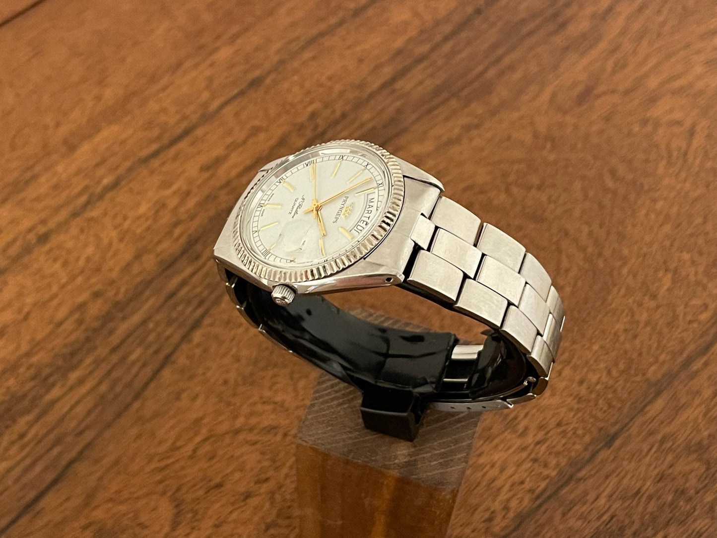 (1980s/1990s) Pryngeps Flatline "President" dress watch