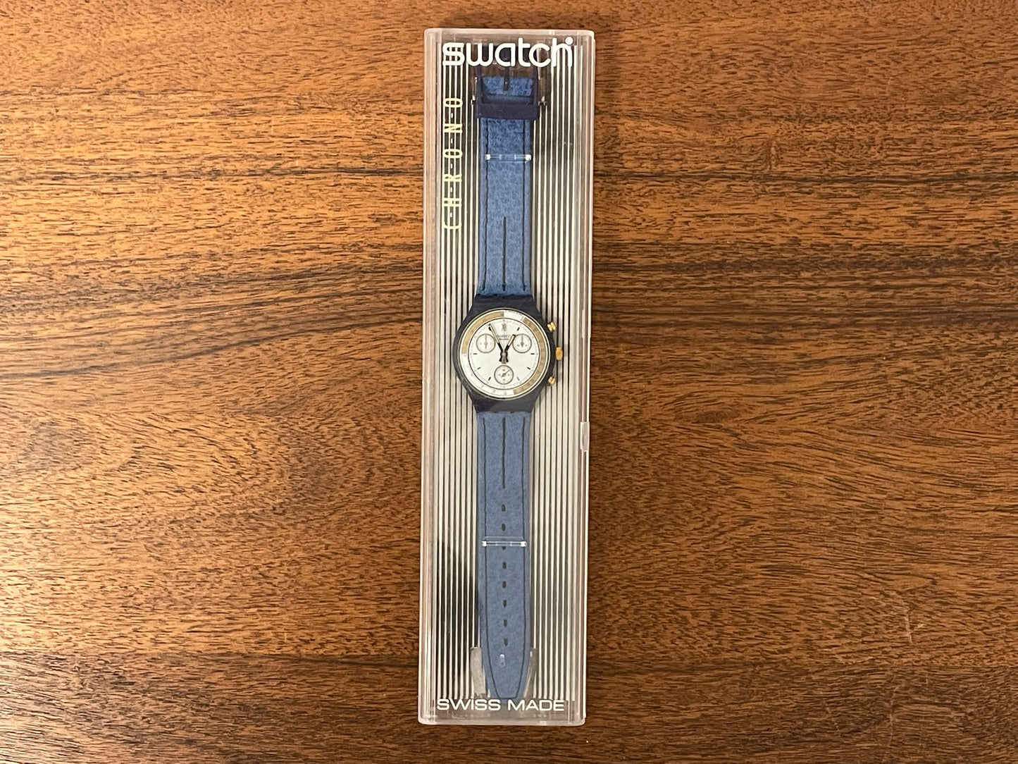 (1992) Swatch SCN100 Chrono "Skipper" (NOS)