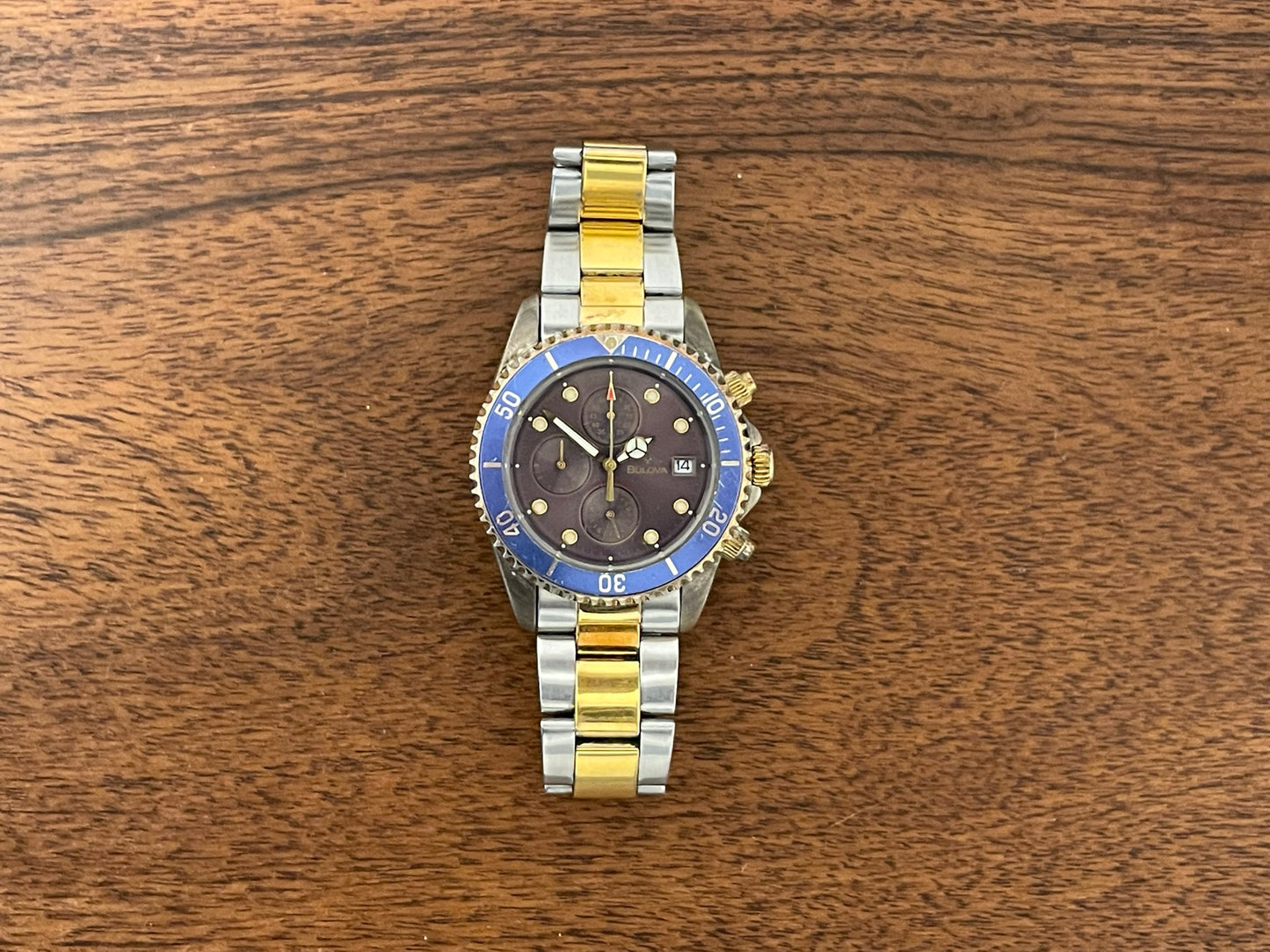 (1990s) Bulova "Submariner" chronograph diver