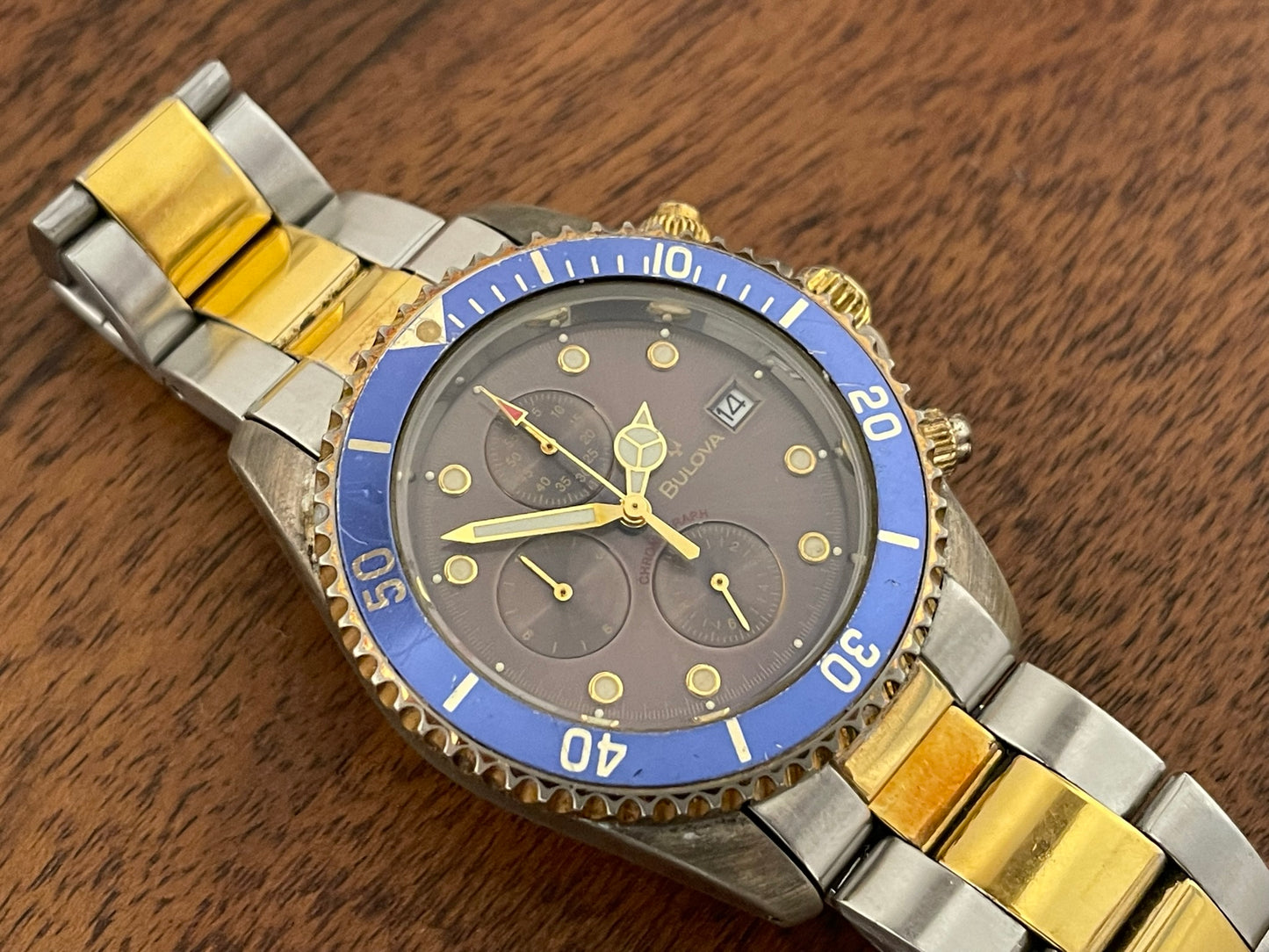 (1990s) Bulova "Submariner" chronograph diver